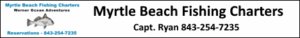 North Myrtle Beach Fishing Charters of Werner Ocean Adventures by Capt Ryan Werner. Calm Water Fishing, Inshore Fishing, Near Shore fishing North Myrtle Beach , SC